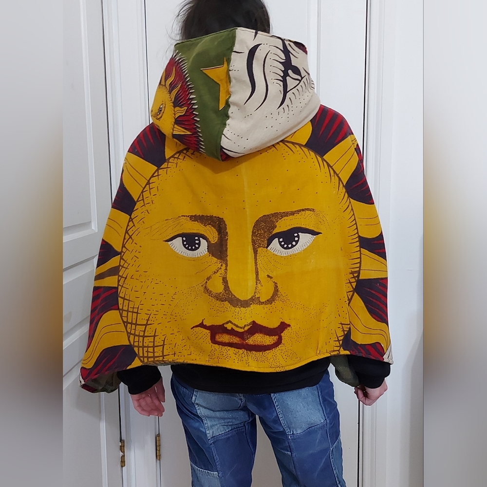 Reversible cape/poncho
